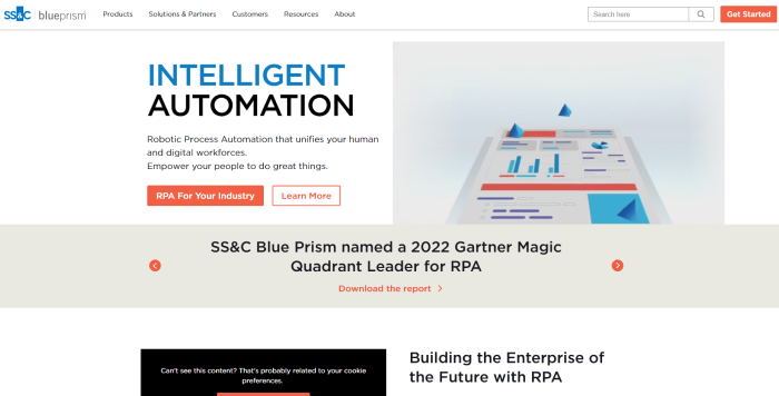 Robotic Process Automation Tools- Blue Prism