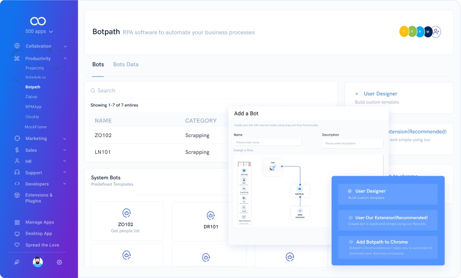 visual builder leave note